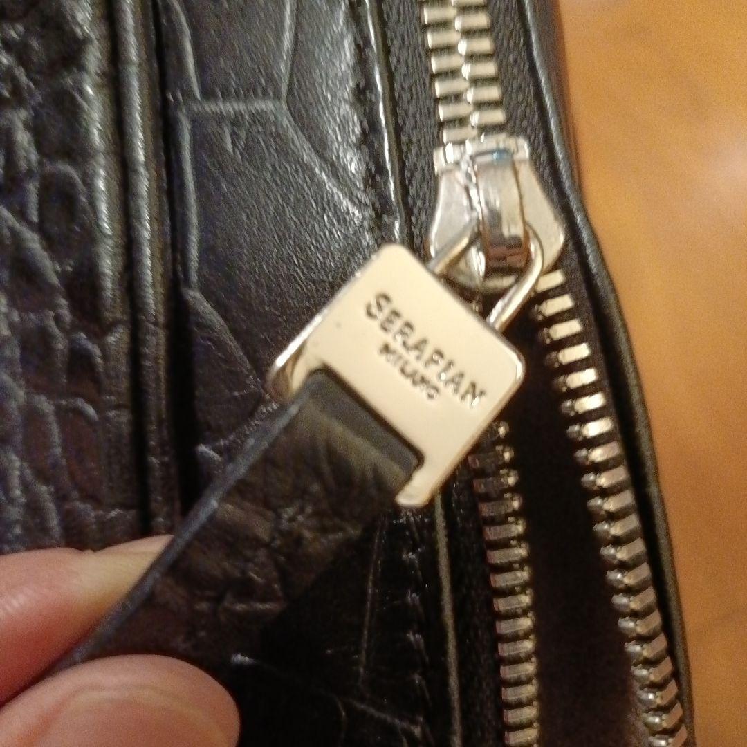 定価30万 SERAPIAN クロコダイル ビジネスバック