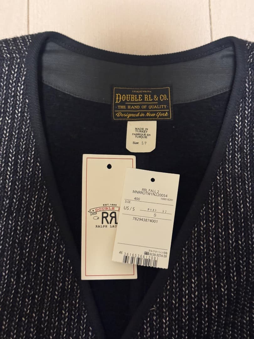 RRL ウールコットン ベスト サイズS