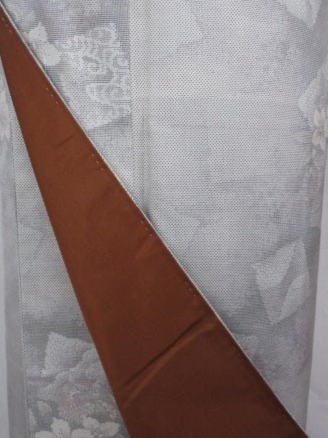 新古品！白大島紬＊７マルキ＊本場大島紬＊色紙文＊着物＊１５９ｃｍ＊裄６３