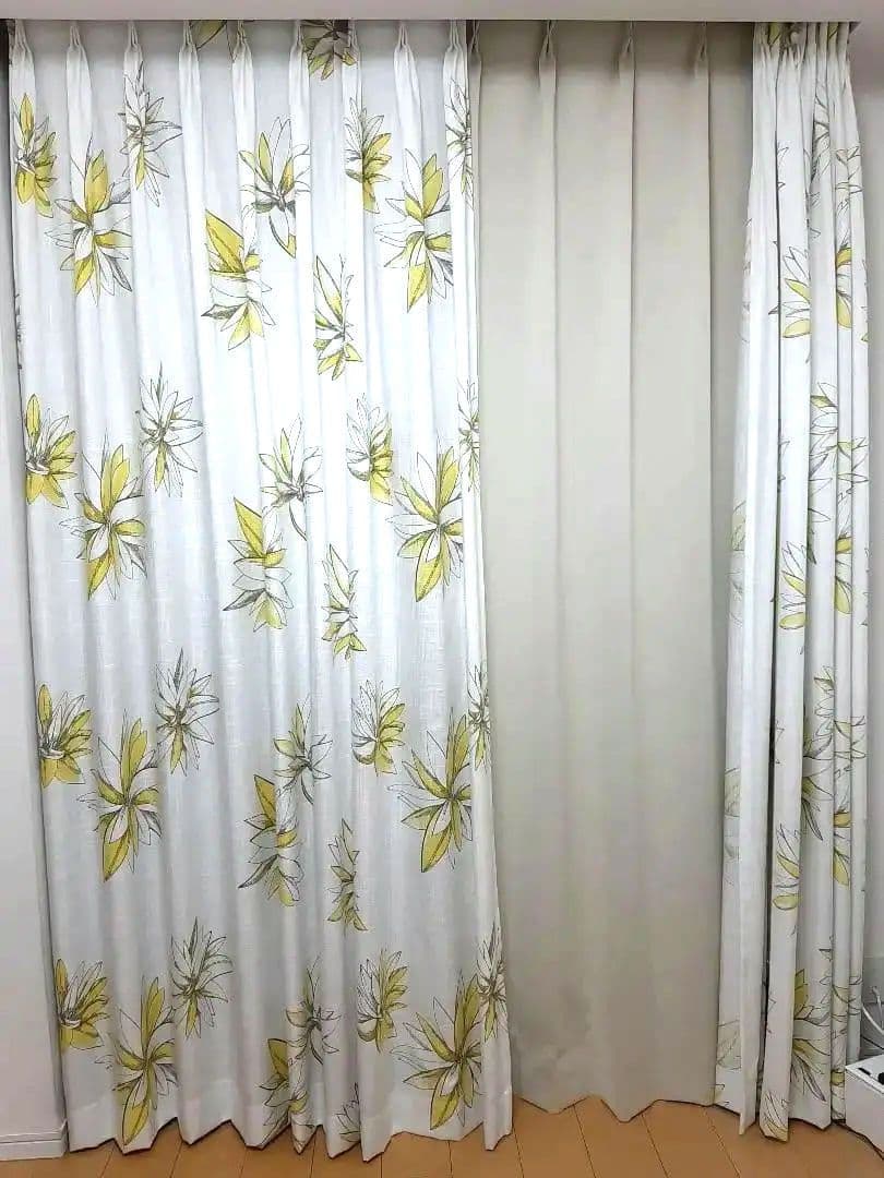 ロングタイプカーテン★縦244センチ★輸入インポート生地