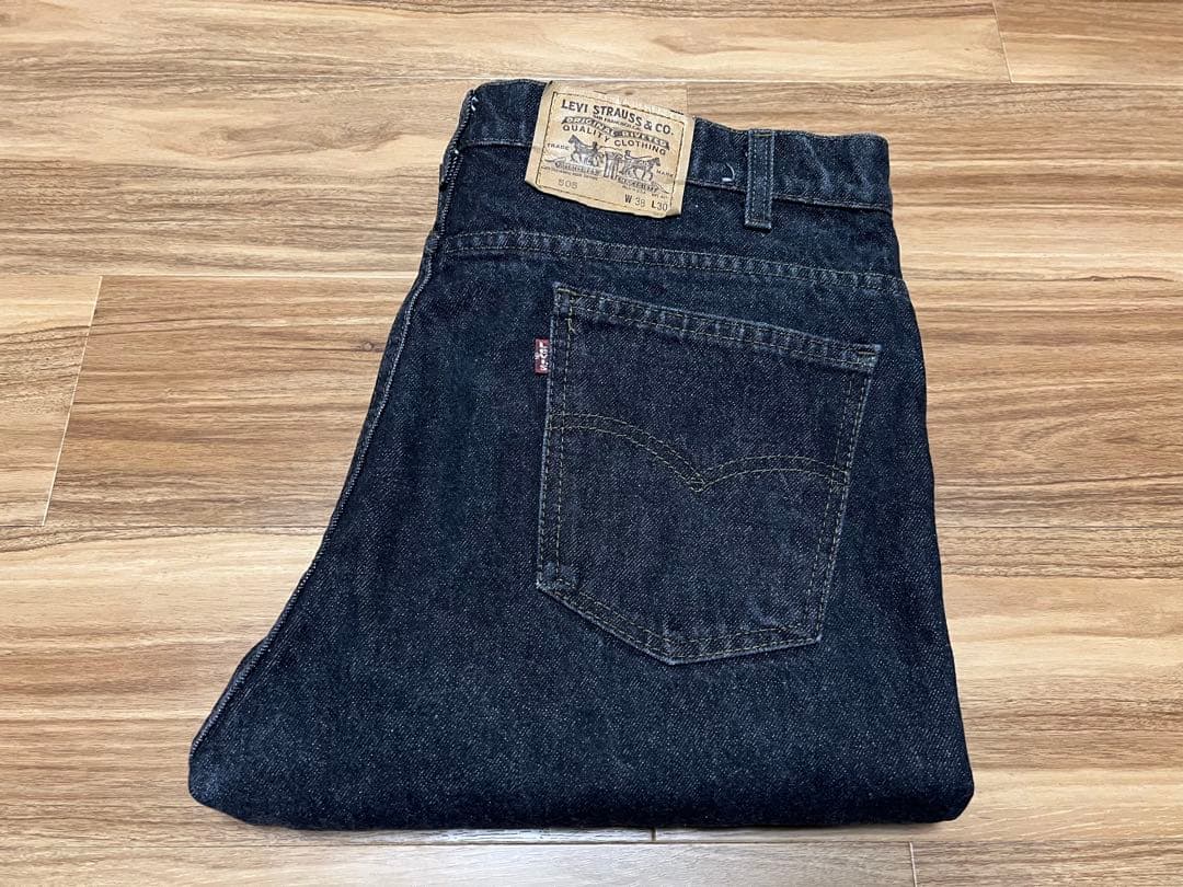 80s Levis 505 ブラック 先染め W38 L30 89年11月製