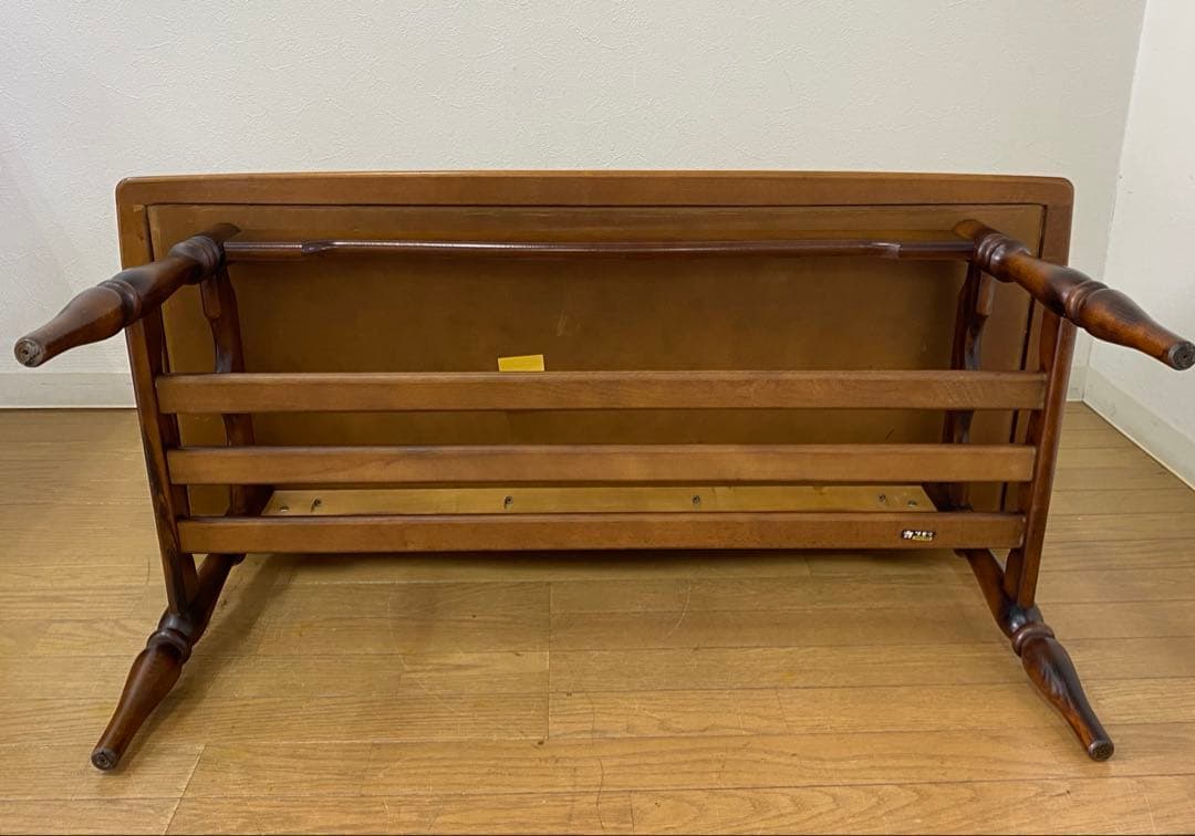 アンティーク カリモク コロニアル センターテーブル ローテーブル