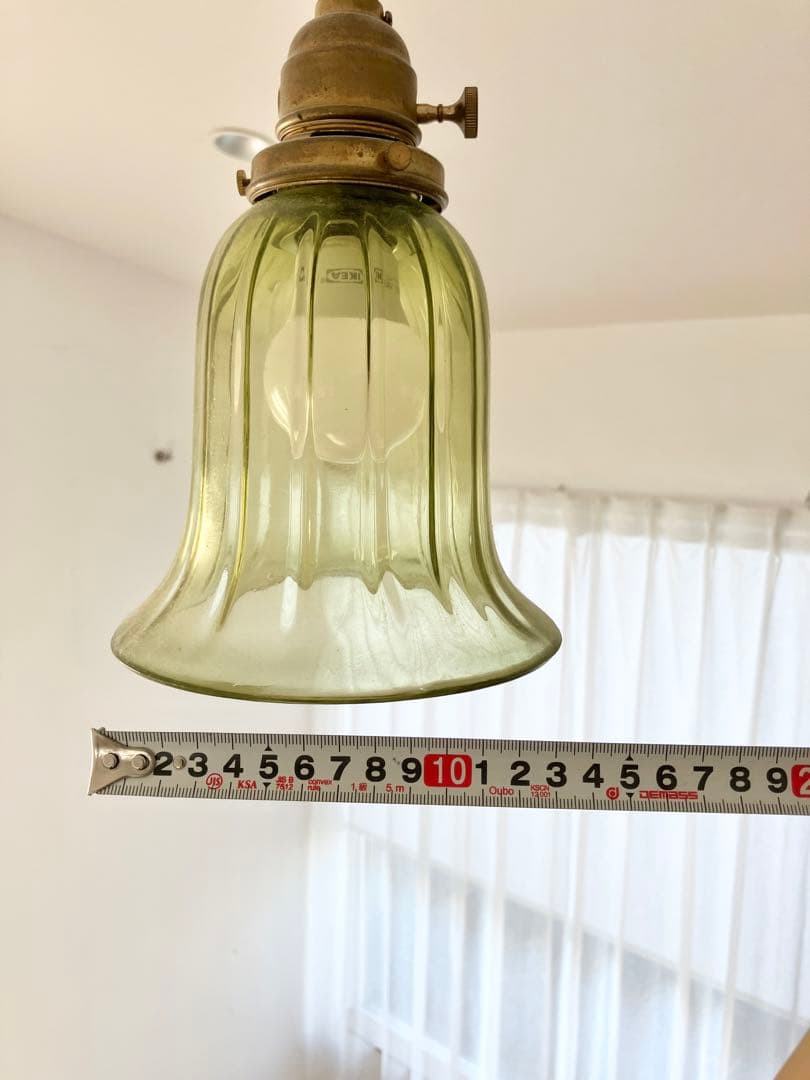 ベル型 ガラス ペンダントライト