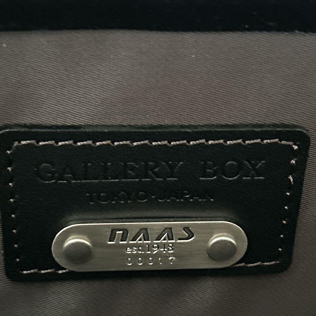 タグ付未使用 希少 山羊革 シボ革 ダレスバッグ ブラック ナース鞄工 黒