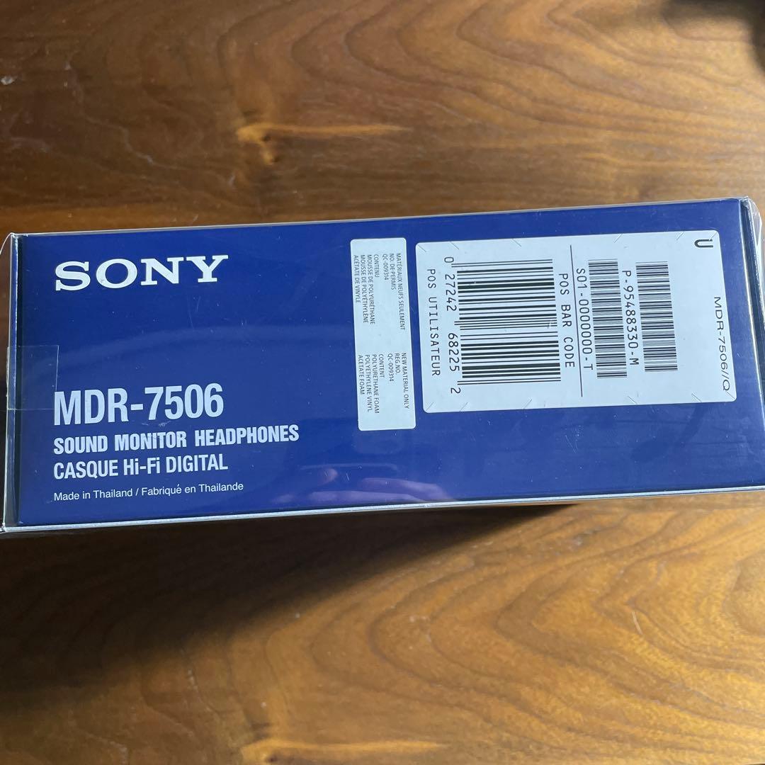 【美品】SONY MDR-7506イヤーパッド新品　ステレオヘッドホン