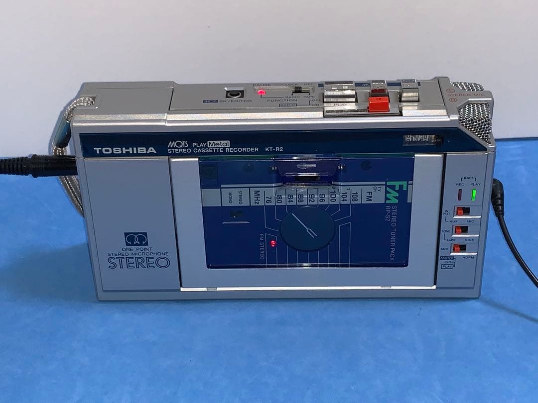 TOSHIBA 東芝 KT-R2　カセットレコーダー