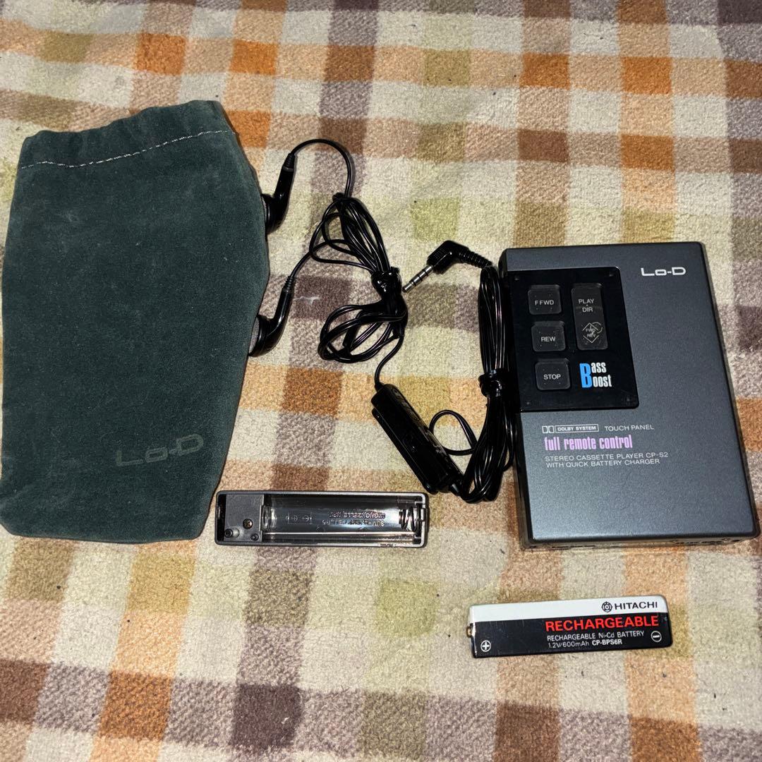 【JUNK】 ポータブルカセットプレイヤー Lo-D HITACHI CP-S2