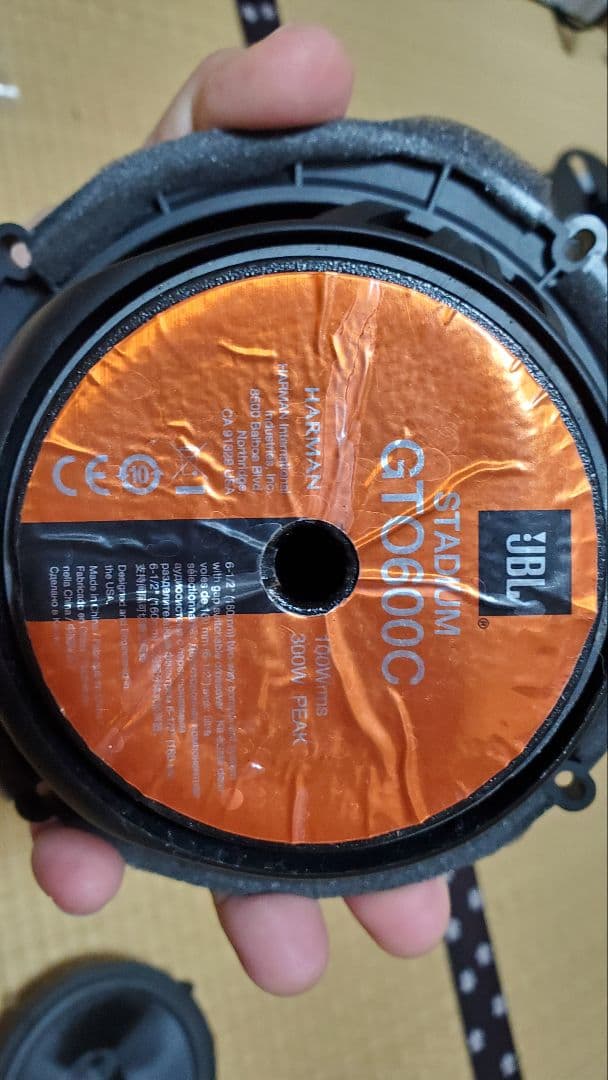 JBL GTO600C スピーカー 2個セット ツイータなし