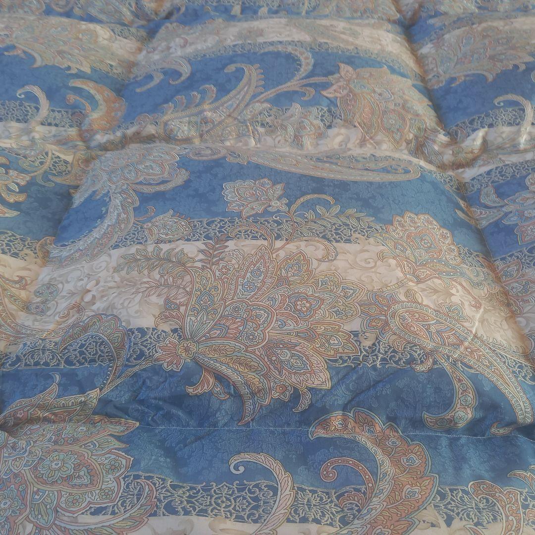 羽毛布団 増量 SDGS リフレッシュ羽毛 高密度生地 清潔 安心 日本製B⑫