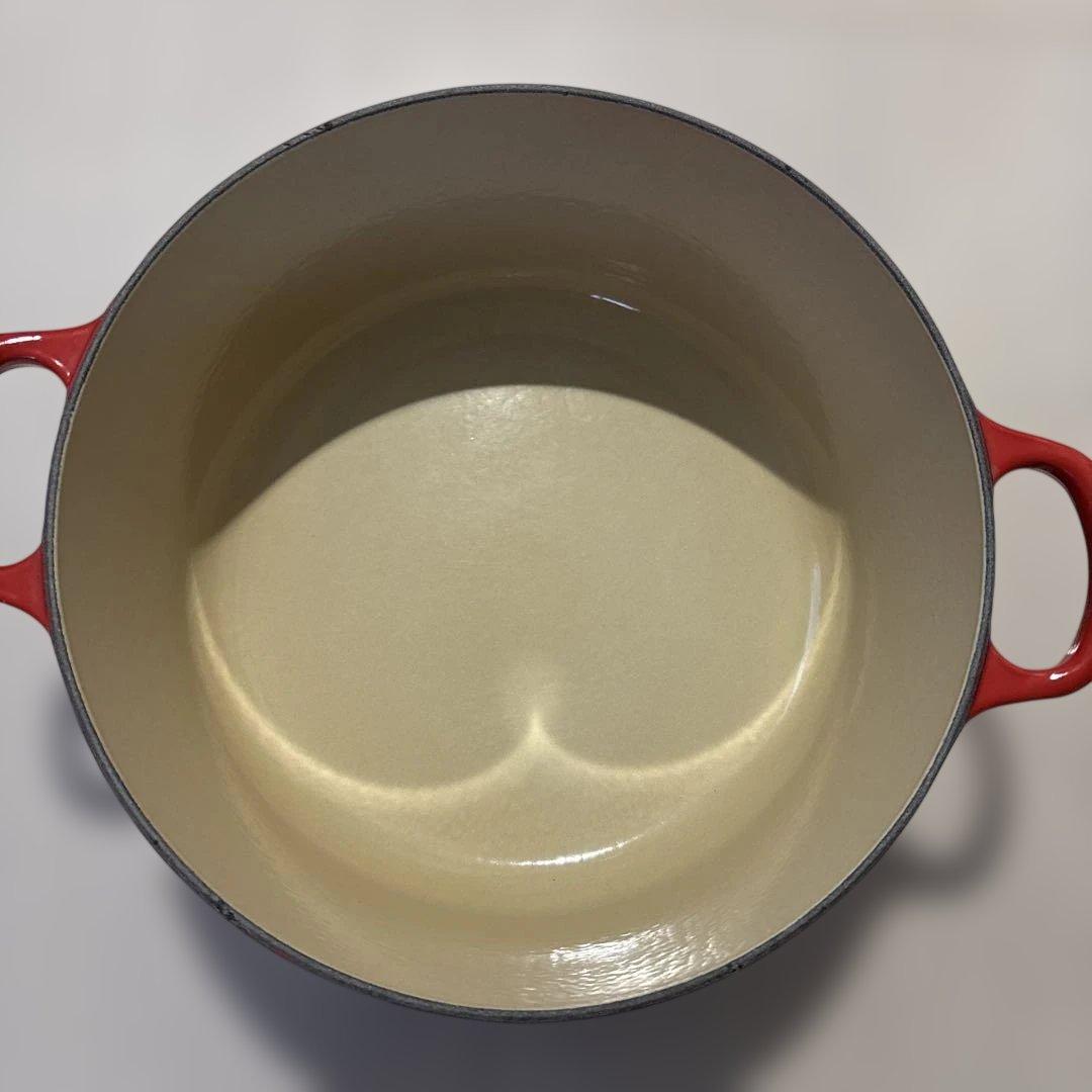 LE CREUSET 赤 ホーロー鍋 26蓋付き