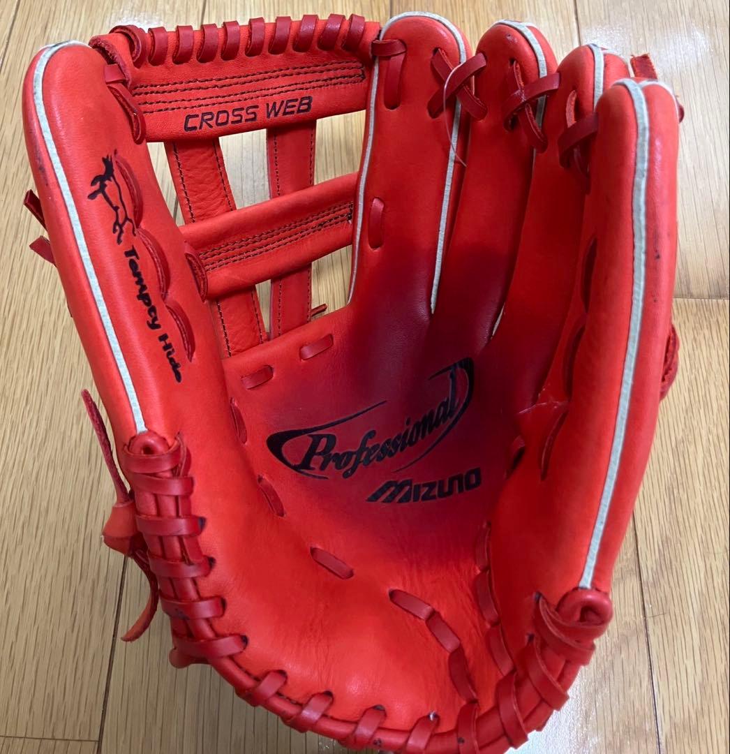 未使用品　ミズノ　ビューリーグ　少年軟式用　小久保モデル　　青ビュー