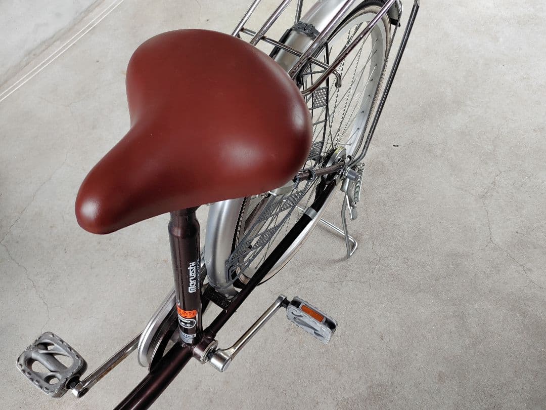 【値下げ】マルイシ　自転車　シティ サイクル 24インチ ブラウン　引き取り価格