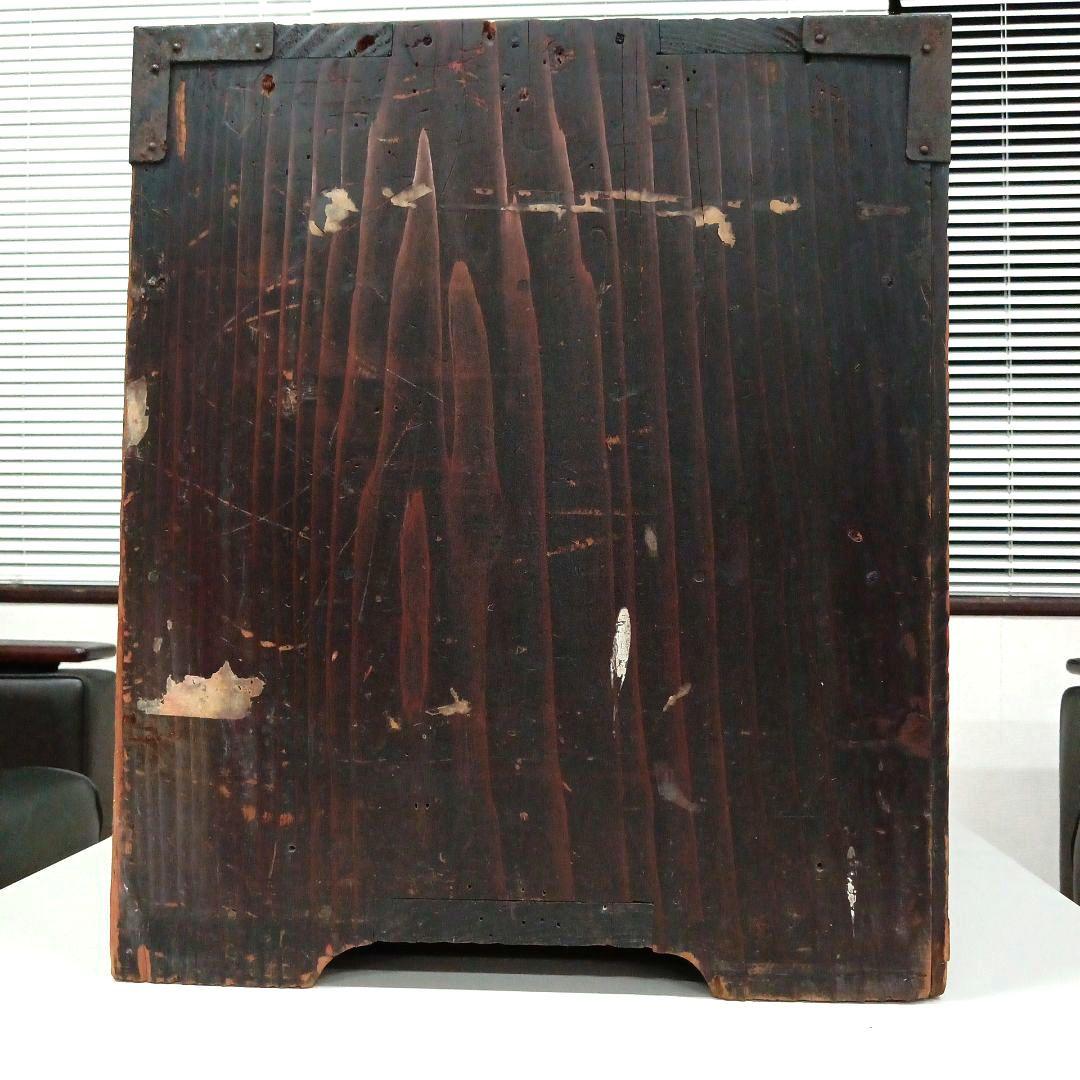 ◆年代物　小箪笥　アンティーク　和風木製箪笥 　3段