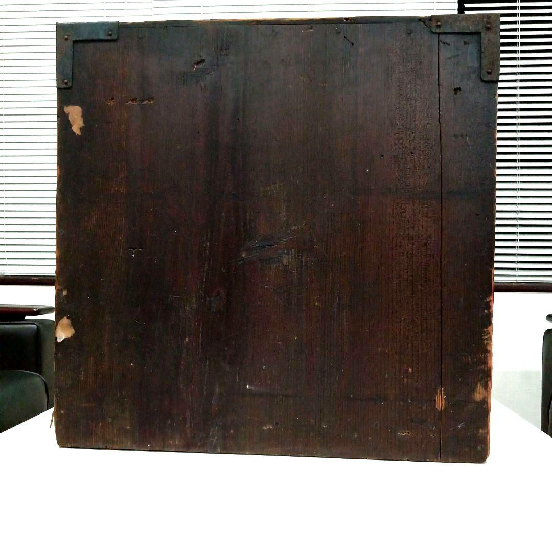 ◆年代物　小箪笥　アンティーク　和風木製箪笥 　3段