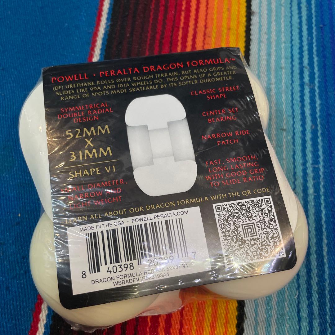 Powell Peralta パウエルドラゴンフォーマルウィール 52mm93a