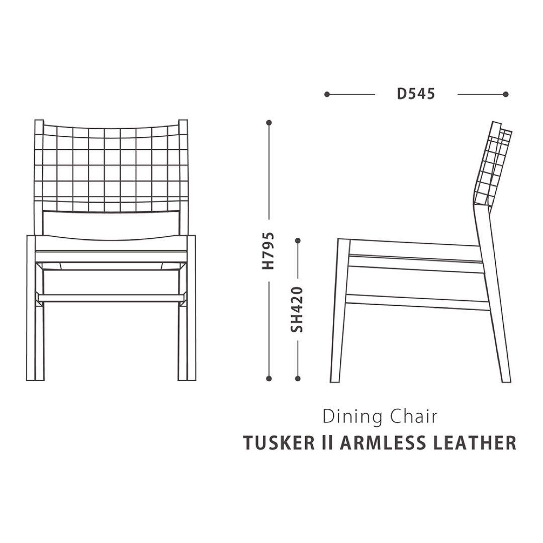 NOWHERE LIKE  ダイニングチェア タスカーⅡ レザー⑥
