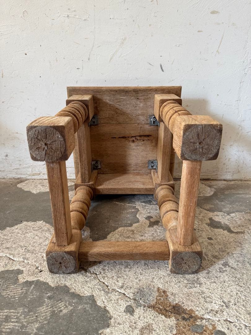 ビンテージ サイドテーブル ベッドサイドテーブル　小　剥離