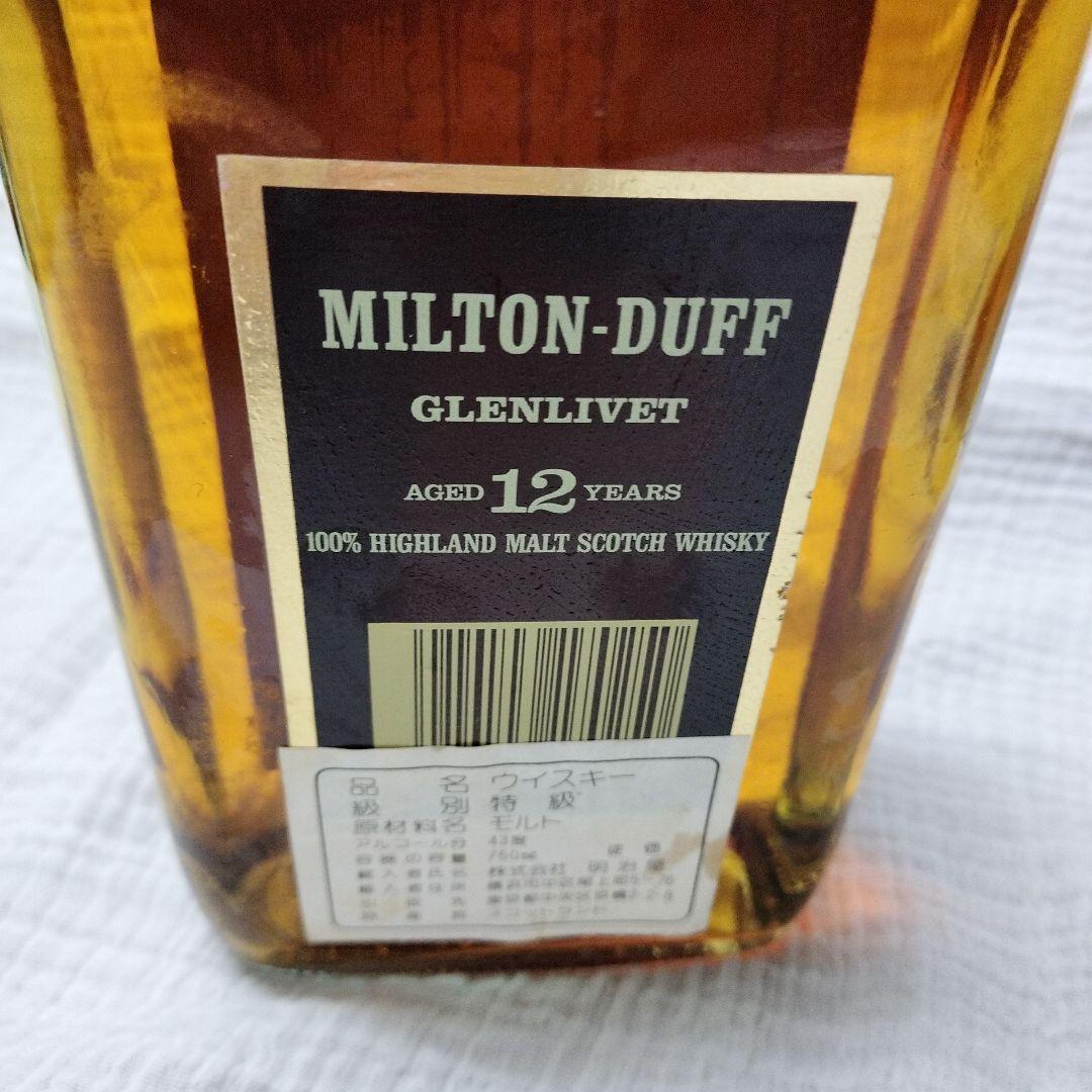 MILTON-DUFF Glenlivet 12 Years ウイスキー