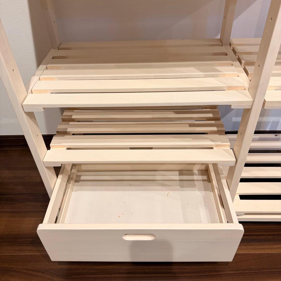 B-COMPANY キッチンワゴン キャスター付き ホワイト