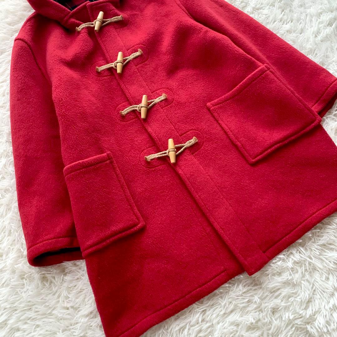 【極美品 3L】MONTGOMERY Tibbett ダッフルコート 英国製 赤