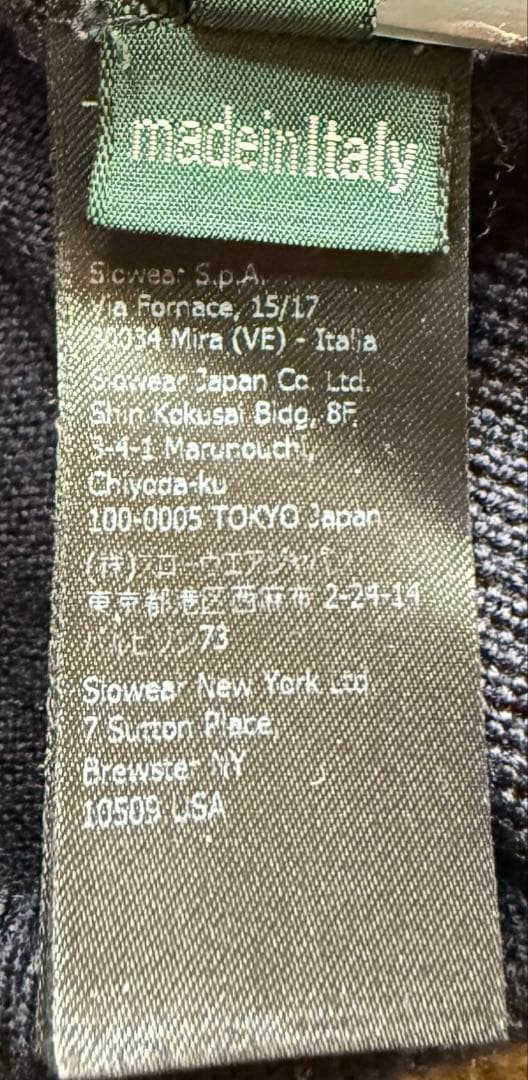 ZANONE ザノーネ12G ハイゲージ タートルネックニット48