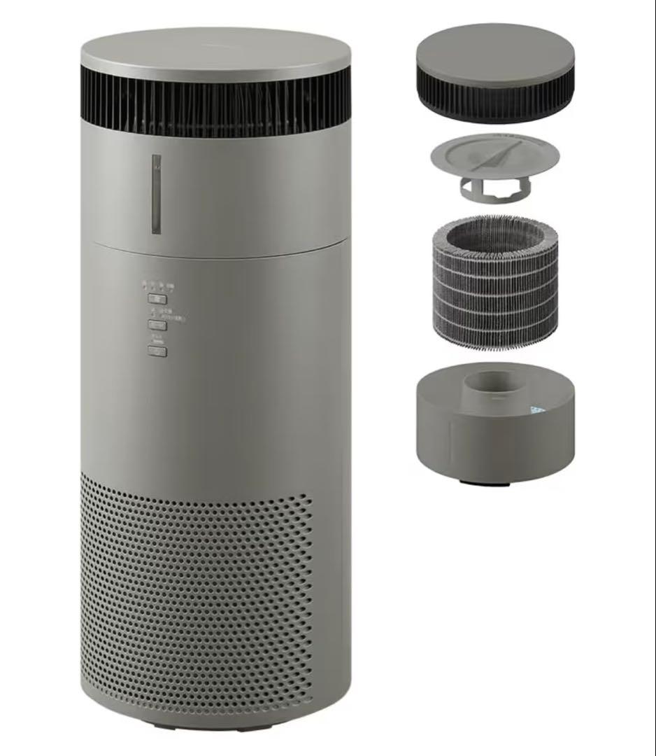 Iris Ohyama AAP-SH30B-H 加湿空気清浄機 グレー