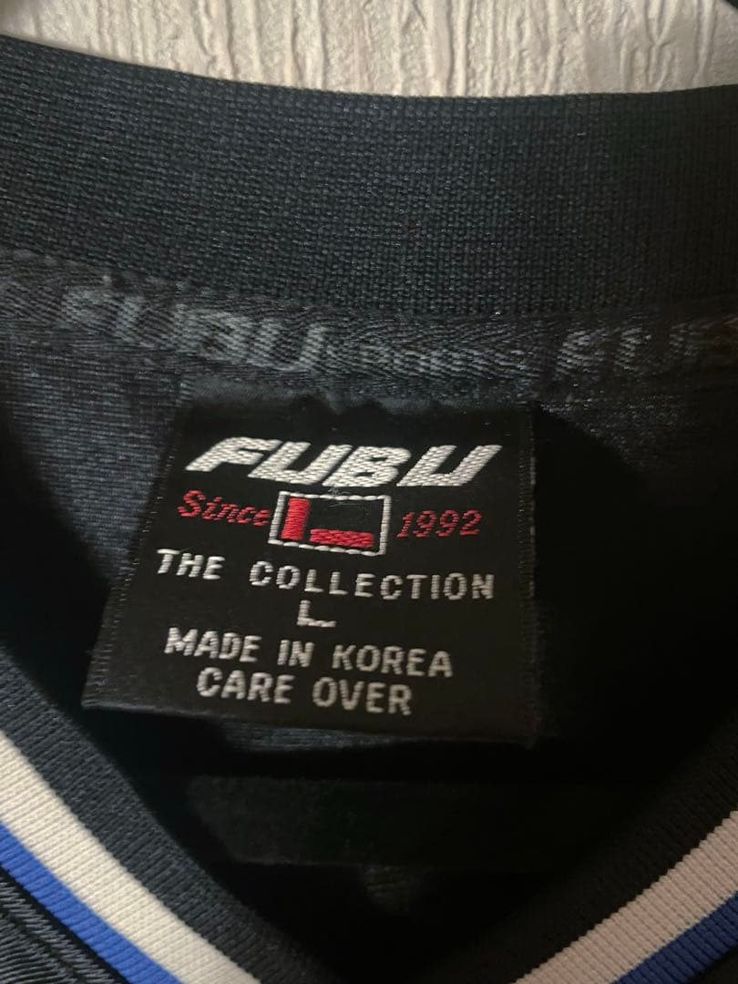 ビンテージ 00s FUBU メンズL ユニフォーム　フットボールシャツ　フブ