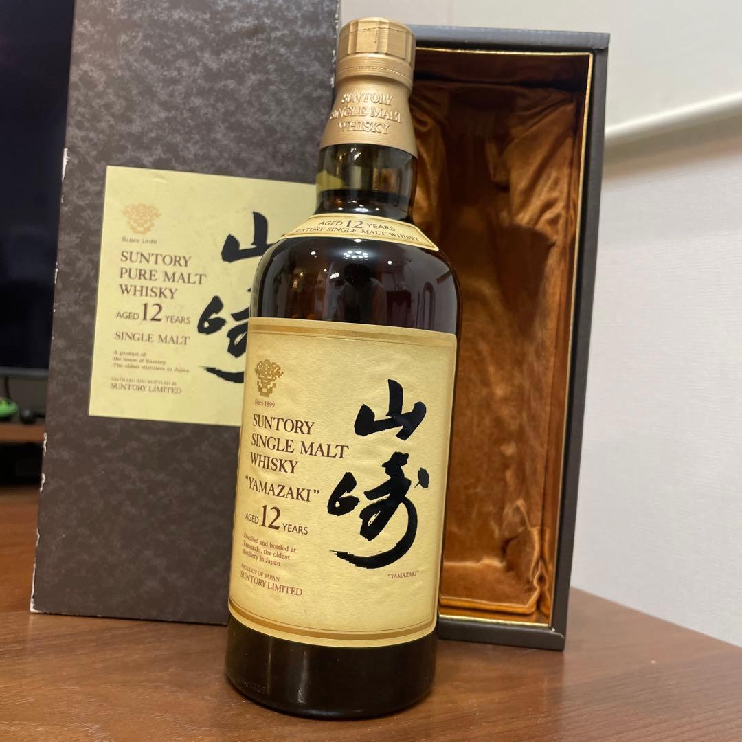 サントリーシングルモルトウイスキー　山崎12年　750ml 未開封