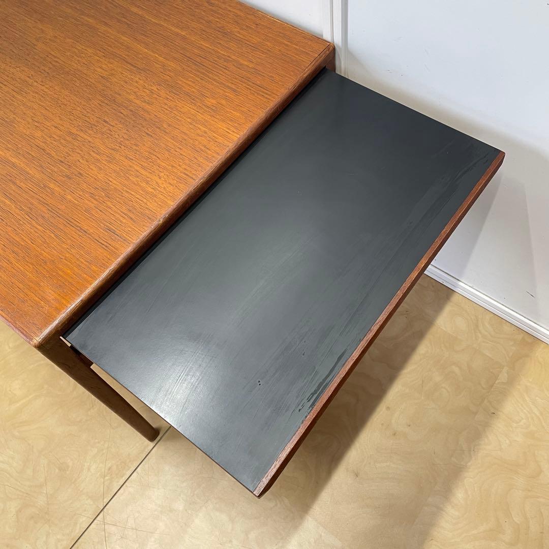 デンマーク チーク材 伸長式テーブル バタフライテーブル 北欧 ビンテージ