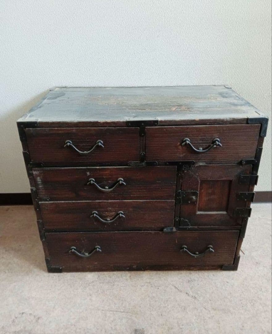 和箪笥 小箪笥 古民家 インテリア 小引出 収納 時代家具