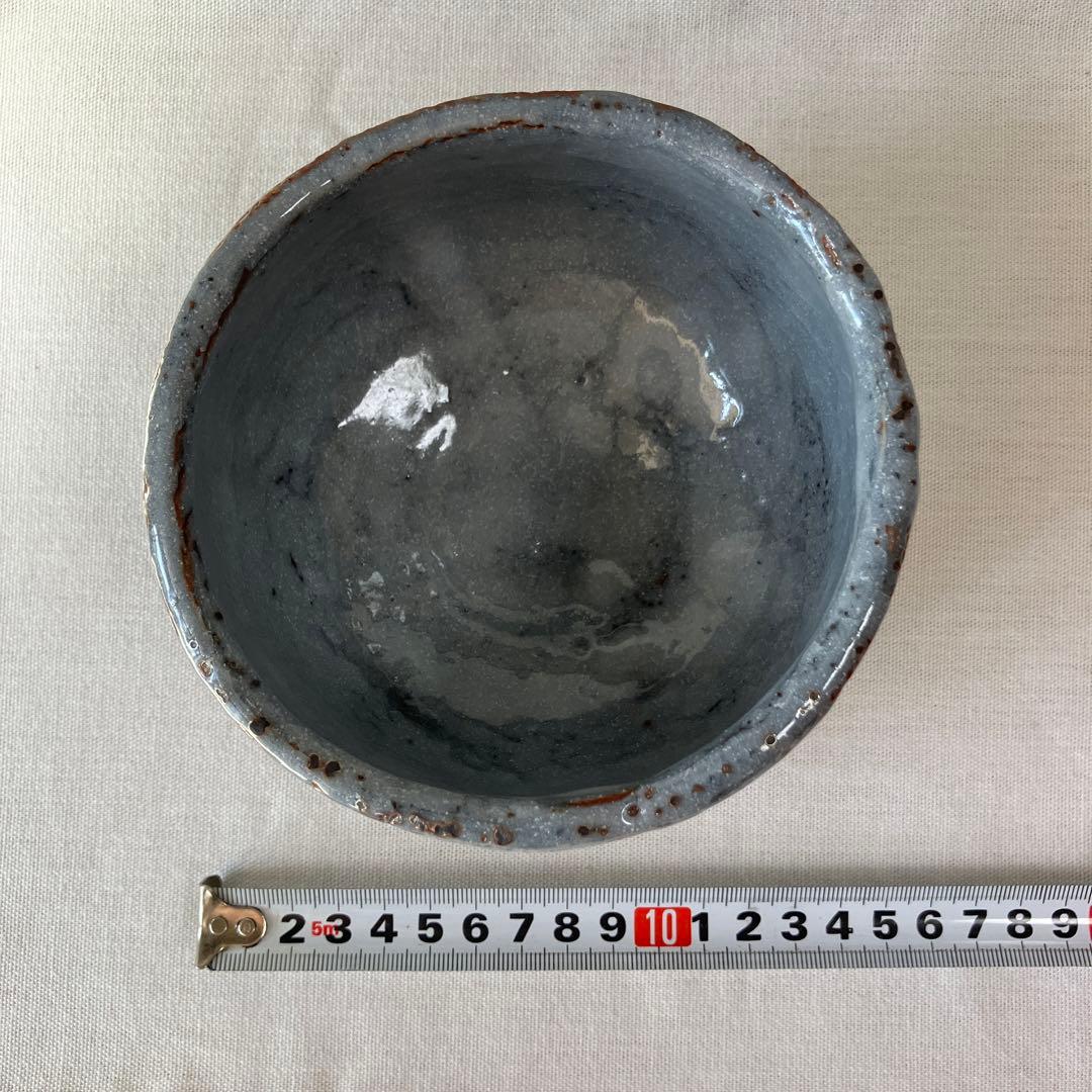 林亮次　鼠志野　荘山窯　茶碗　抹茶椀　茶道具　ヴィンテージ　美濃焼　岐阜県岐阜市