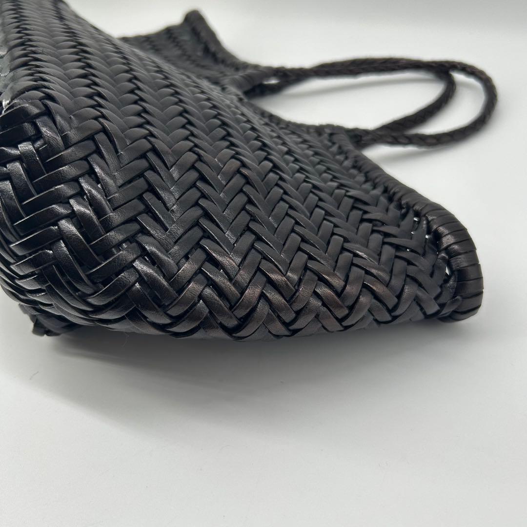 未使用級✨Dragon CHRISTOPHER レザー 編み込み トートバッグ