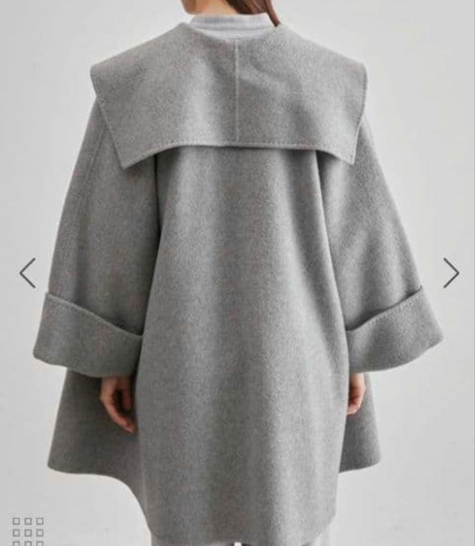 雑誌掲載　現行　Ｗフェイス ROPE メルトンショールカラーコート