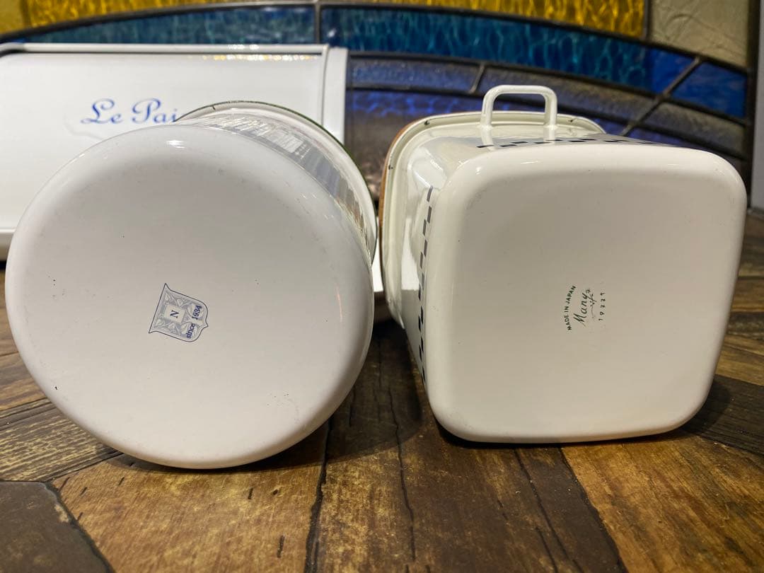 マニーローズ キャニスターセット 野田琺瑯パンケース ロールトップブレッド缶