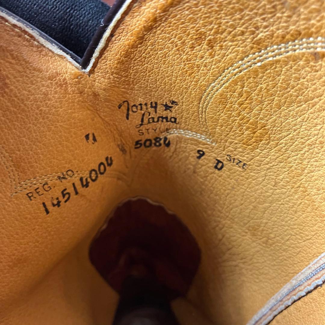 TONY LAMA✨トニーラマ ウエスタンブーツ 本革 レザー 刺繍 27cm