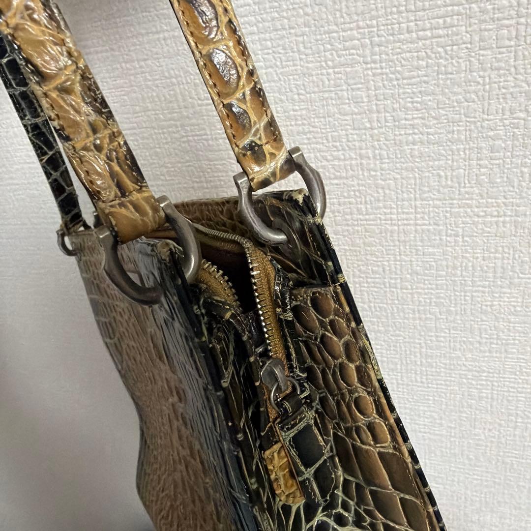 JeanPaulGaultier クロコダイル型押しバッグ（即購入可）