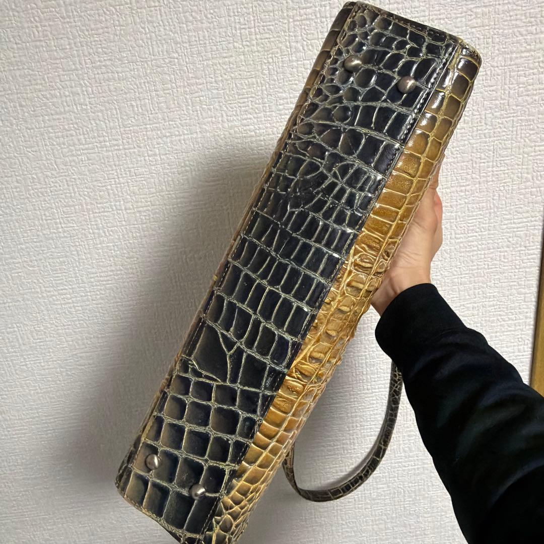 JeanPaulGaultier クロコダイル型押しバッグ（即購入可）