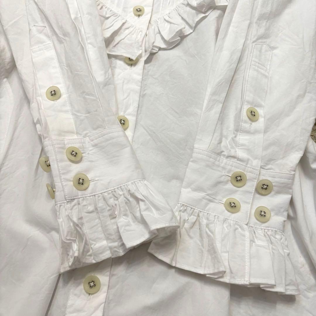 希少　ヴィヴィアンウエストウッド ラブフリル シャツ ワンピース ピンタック