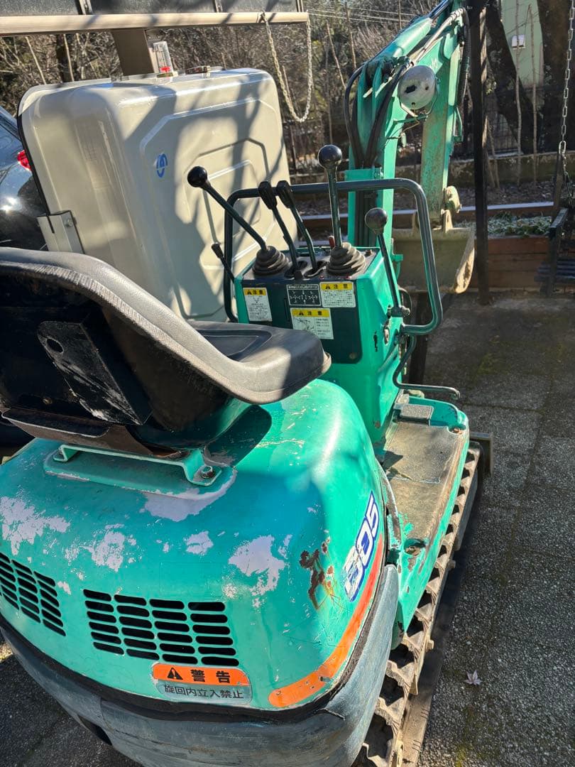 クボタバックホー K005- 小型油圧ショベル，長野県飯田市、（引取限定）