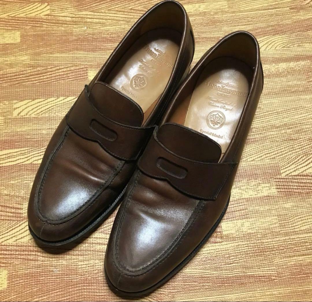 ユニオンインペリアル　ローファー　ブラウン　25.5相当　7 1/2