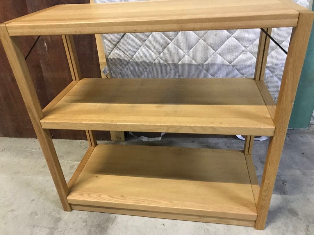 廃盤希少 無印良品 オーク材ユニットシェルフ 小