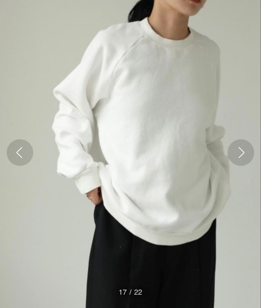 TODAYFUL ラグランブラッシュスウェット　トレーナー　 【新品・タグつき】