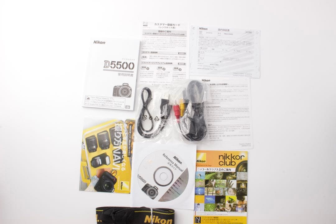 新品級美品❣️Nikon D5500 レンズキット　Wi-Fi搭載　スマホ転送