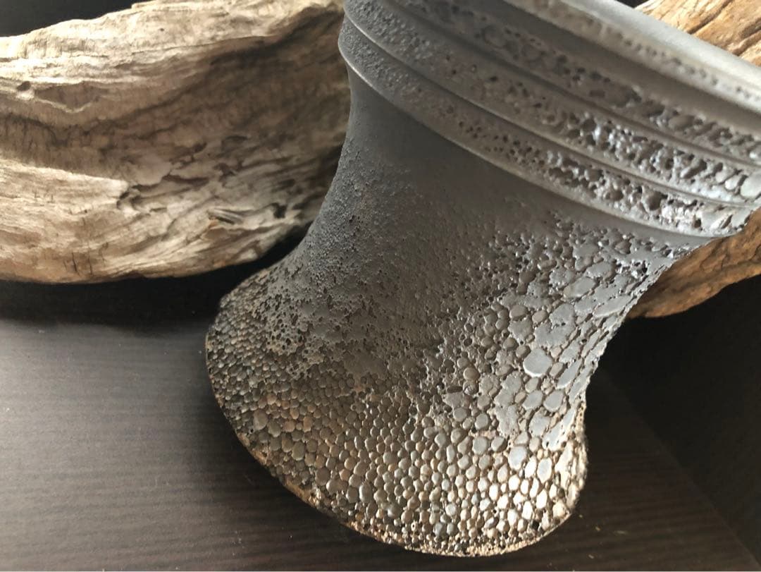 【美品未使用】手造り作家鉢　塊根珍奇　一点物　ビザール