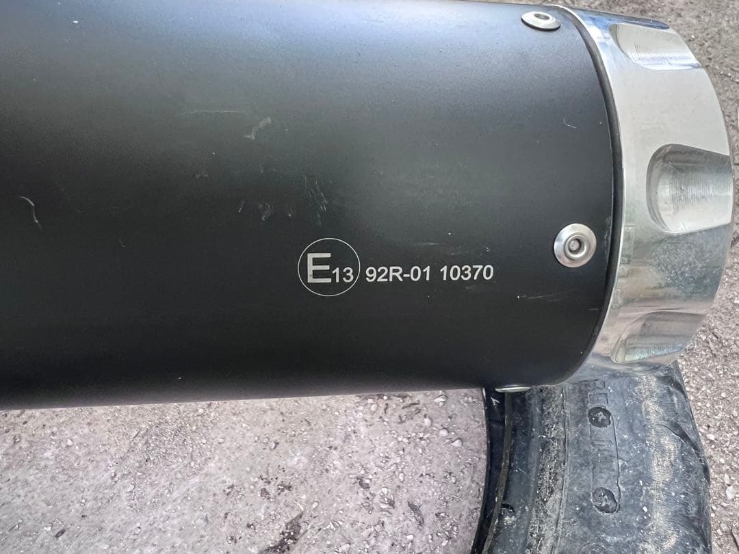 CL250 500用　ARROW EXHAUST ブラック マフラー　ホンダ