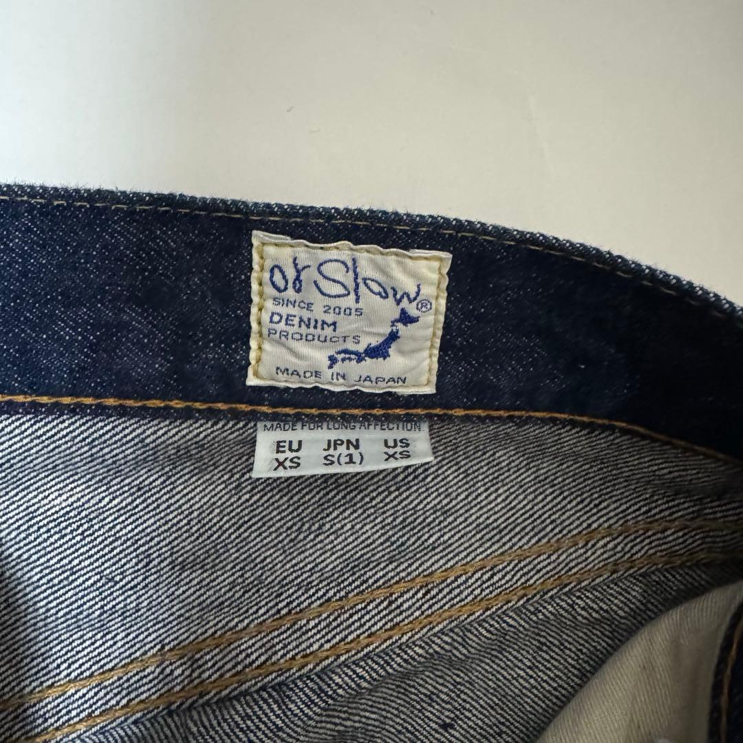 orSlow 107 オアスロウ IVY フィットデニム ワンウォッシュ S