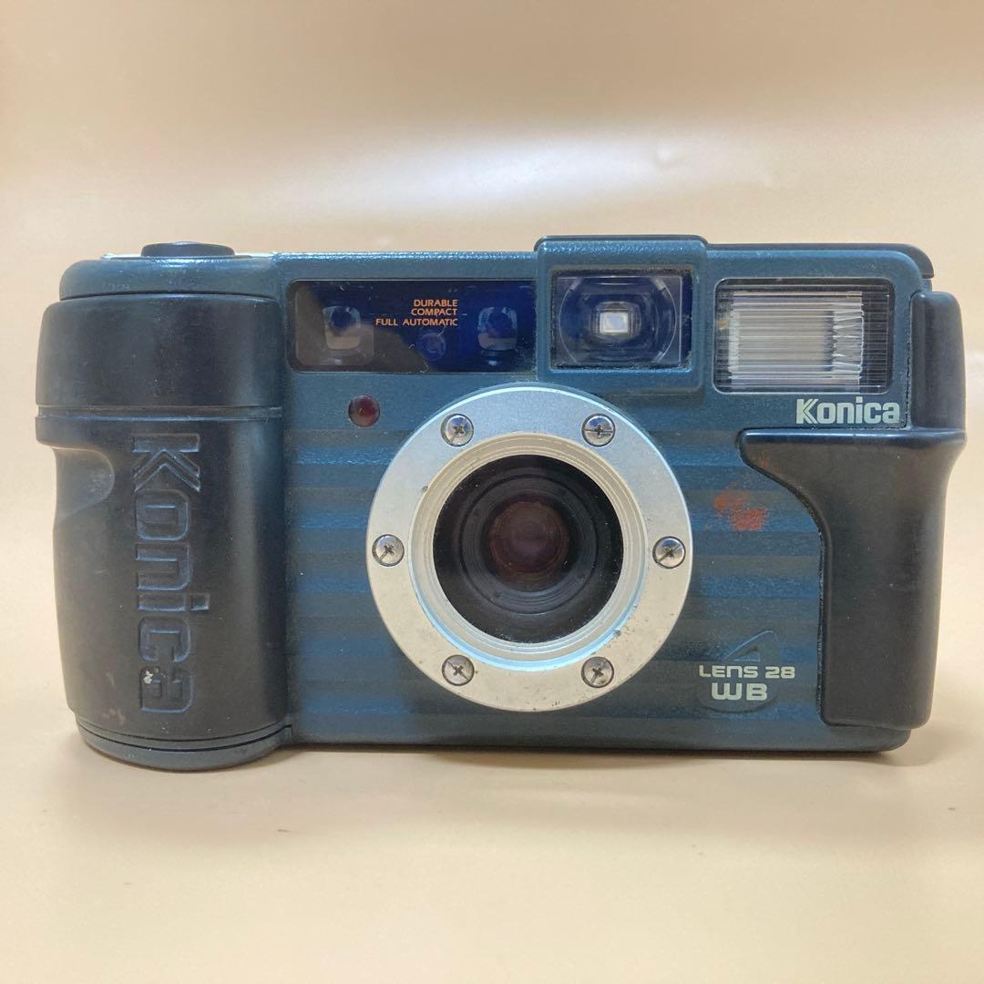 Konica 現場監督 28WB ブラック色　コンパクトフィルムカメラ
