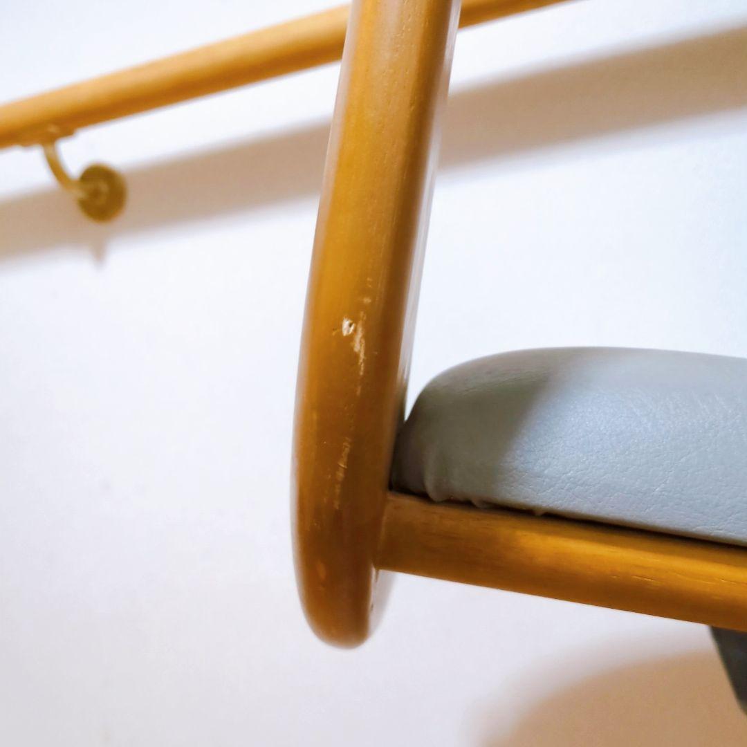 Karimoku カリモク ヴィンテージ 昇降式 デスクチェア キャスター付