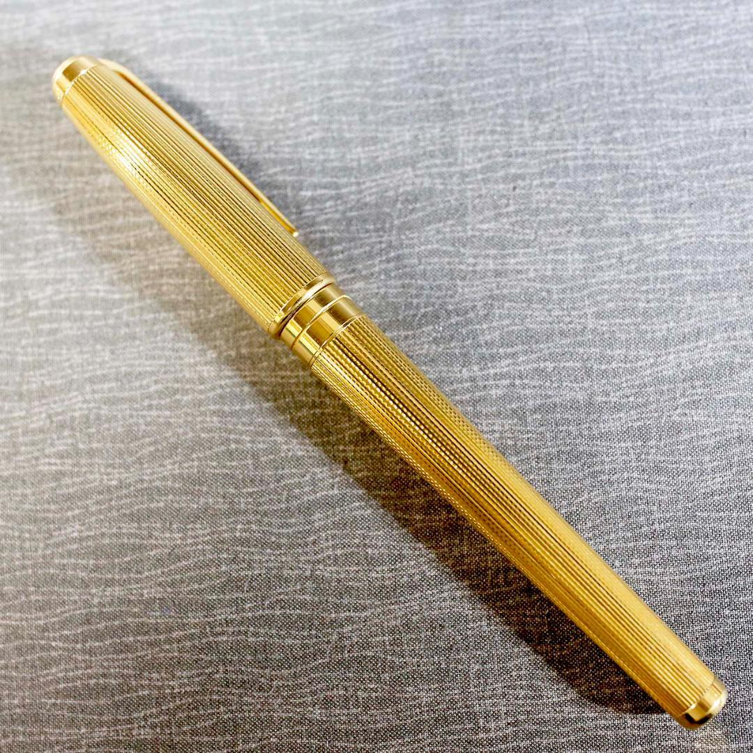【美品 送料込み】デュポン 万年筆 オランピオ ゴールド
