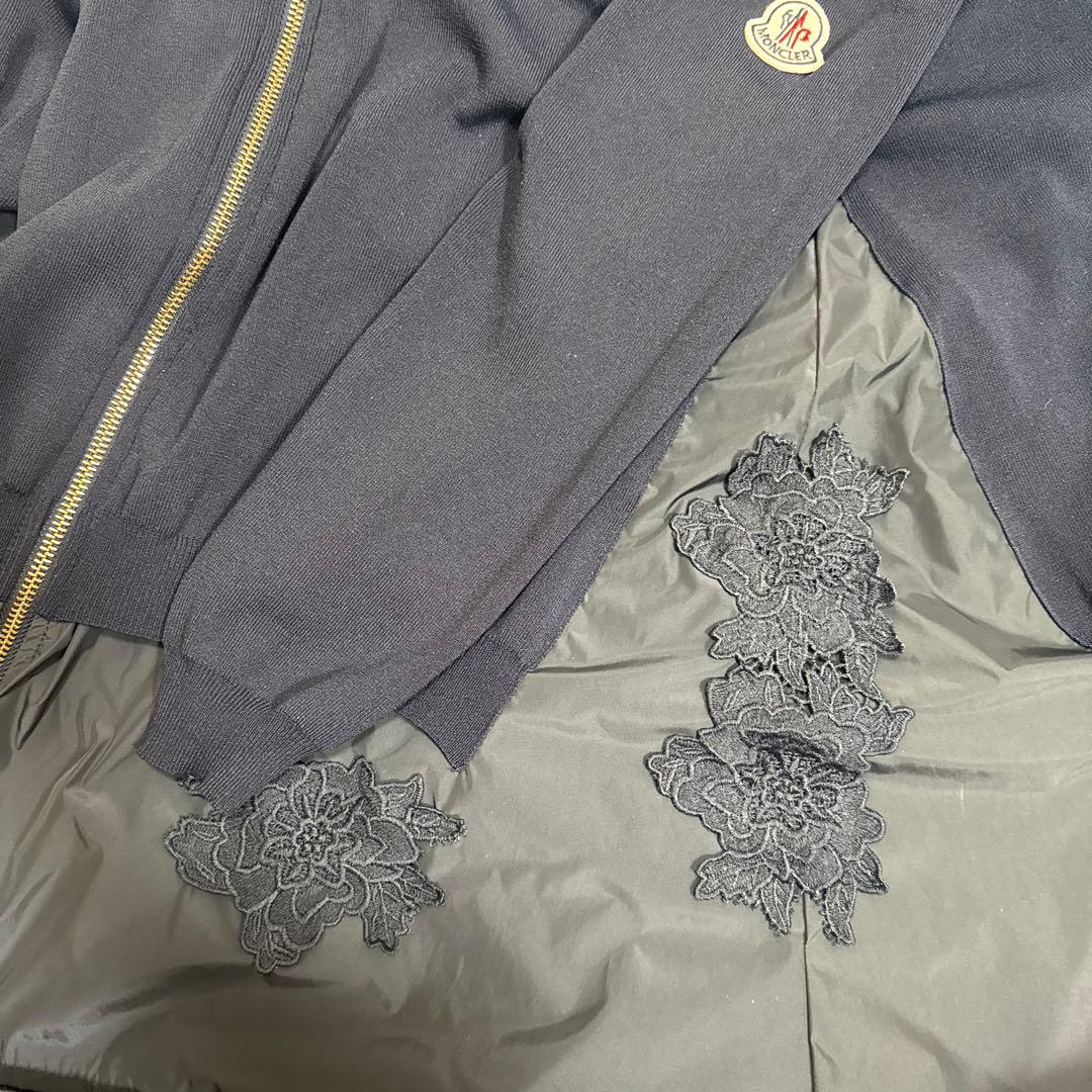 MONCLERモンクレール／カーディガン・紺色